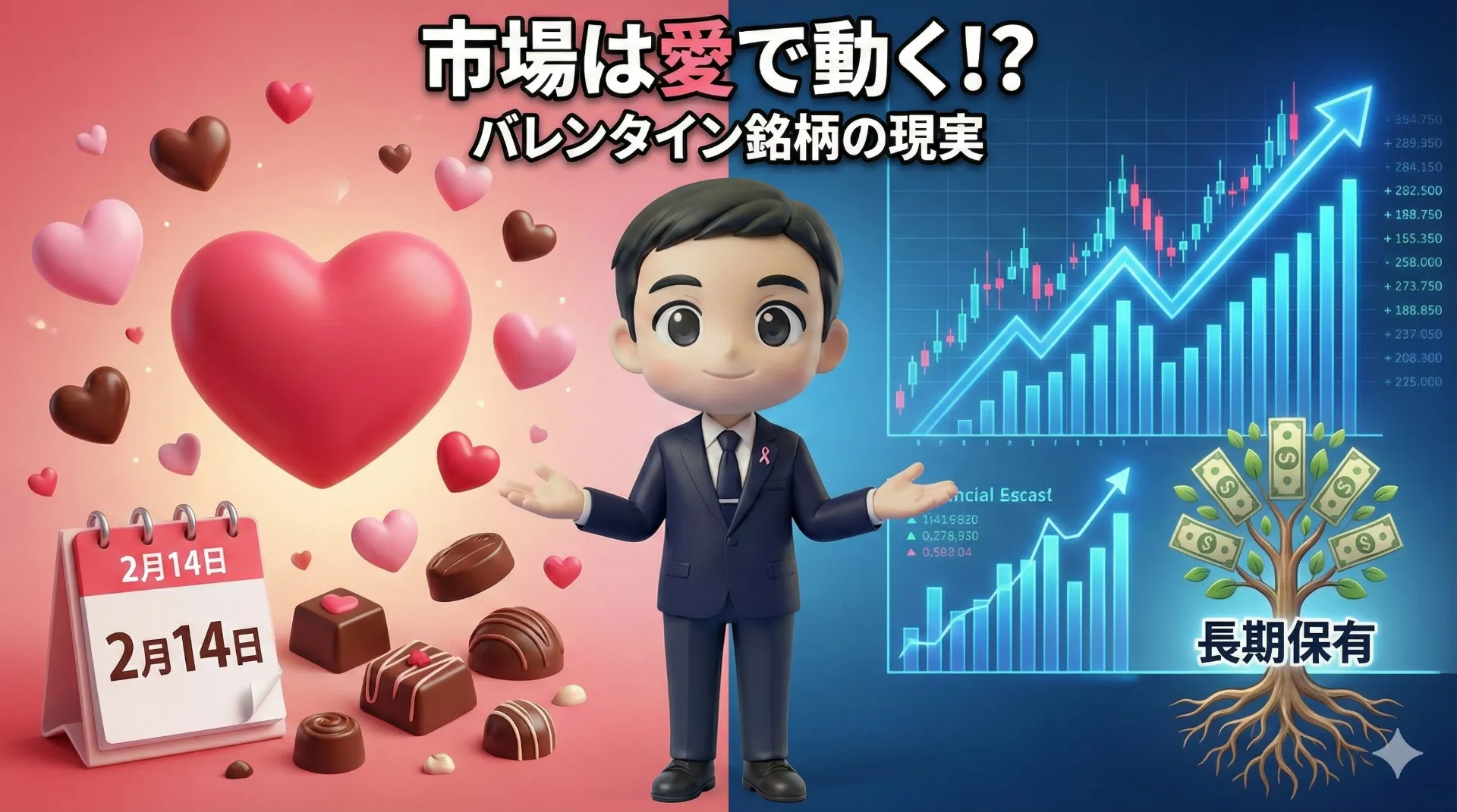 市場は愛で動くのか？ バレンタイン銘柄の現実