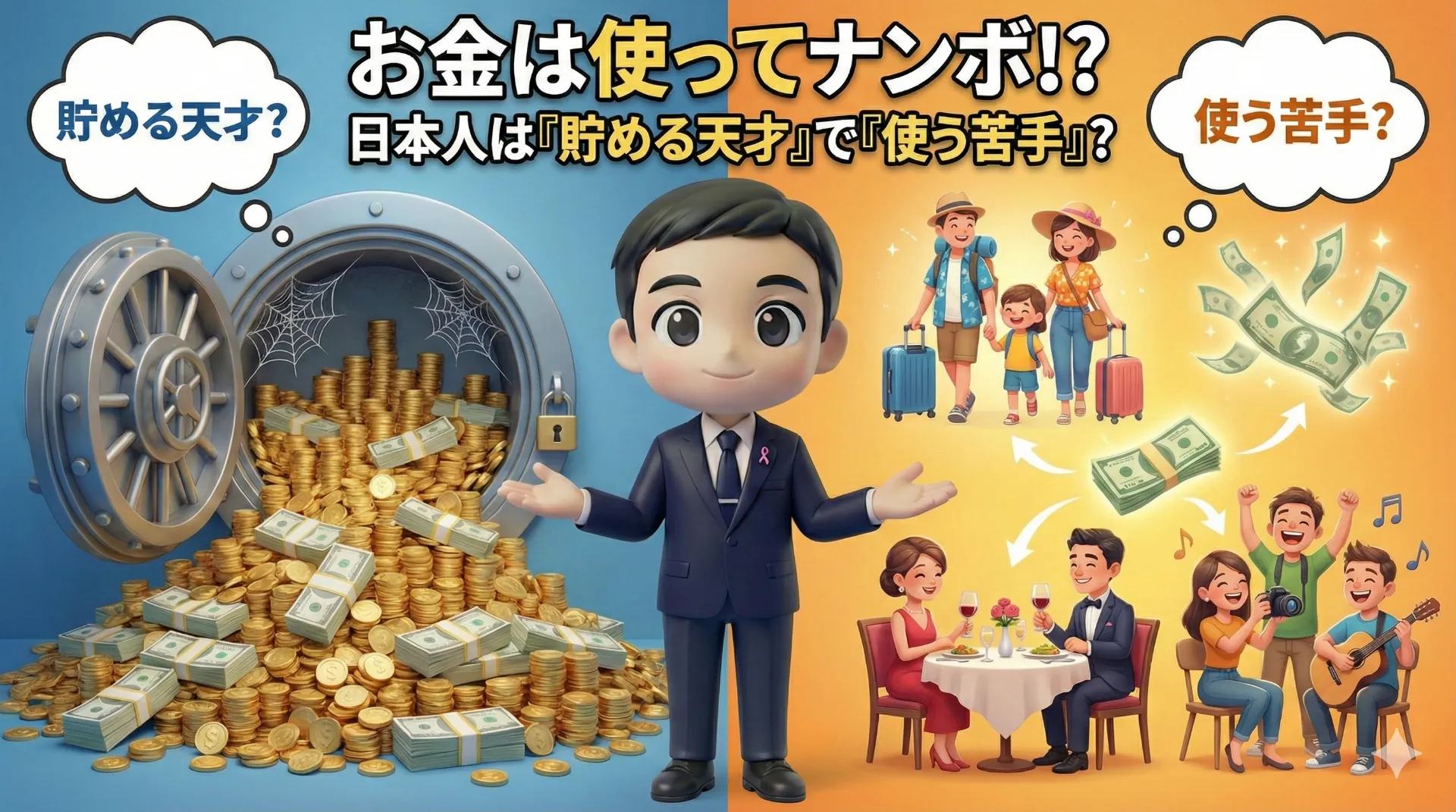 お金は使ってナンボ！？
