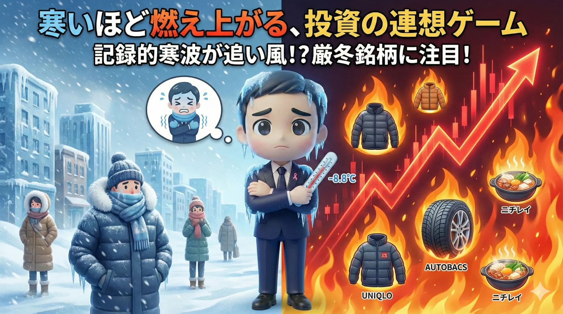寒いほど燃え上がる、投資の連想ゲーム