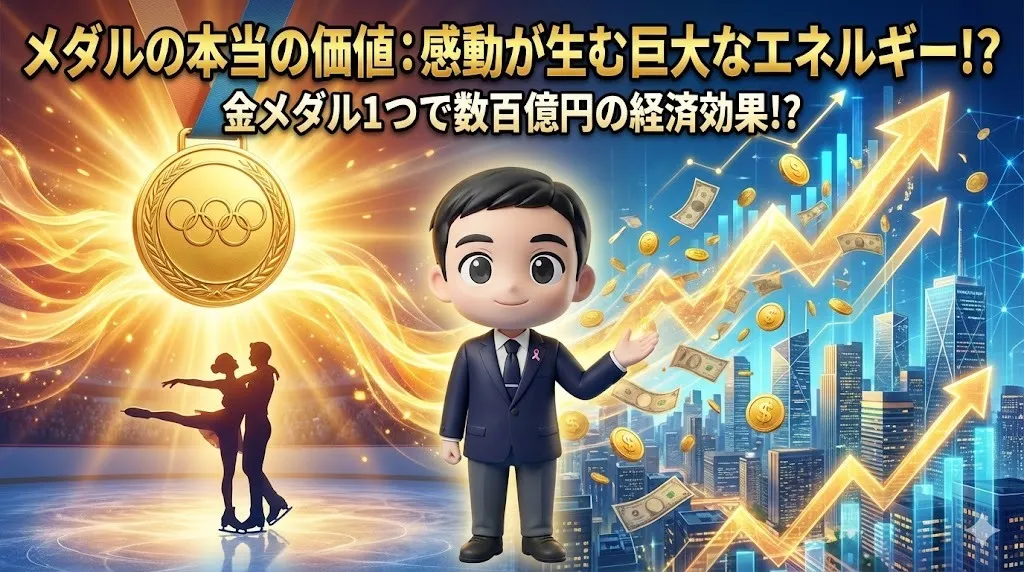 メダルの本当の価値：感動が生む巨大なエネルギー！？
