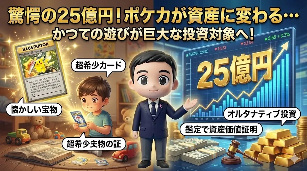 「驚愕の25億円！」ポケカが資産に変わる・・・