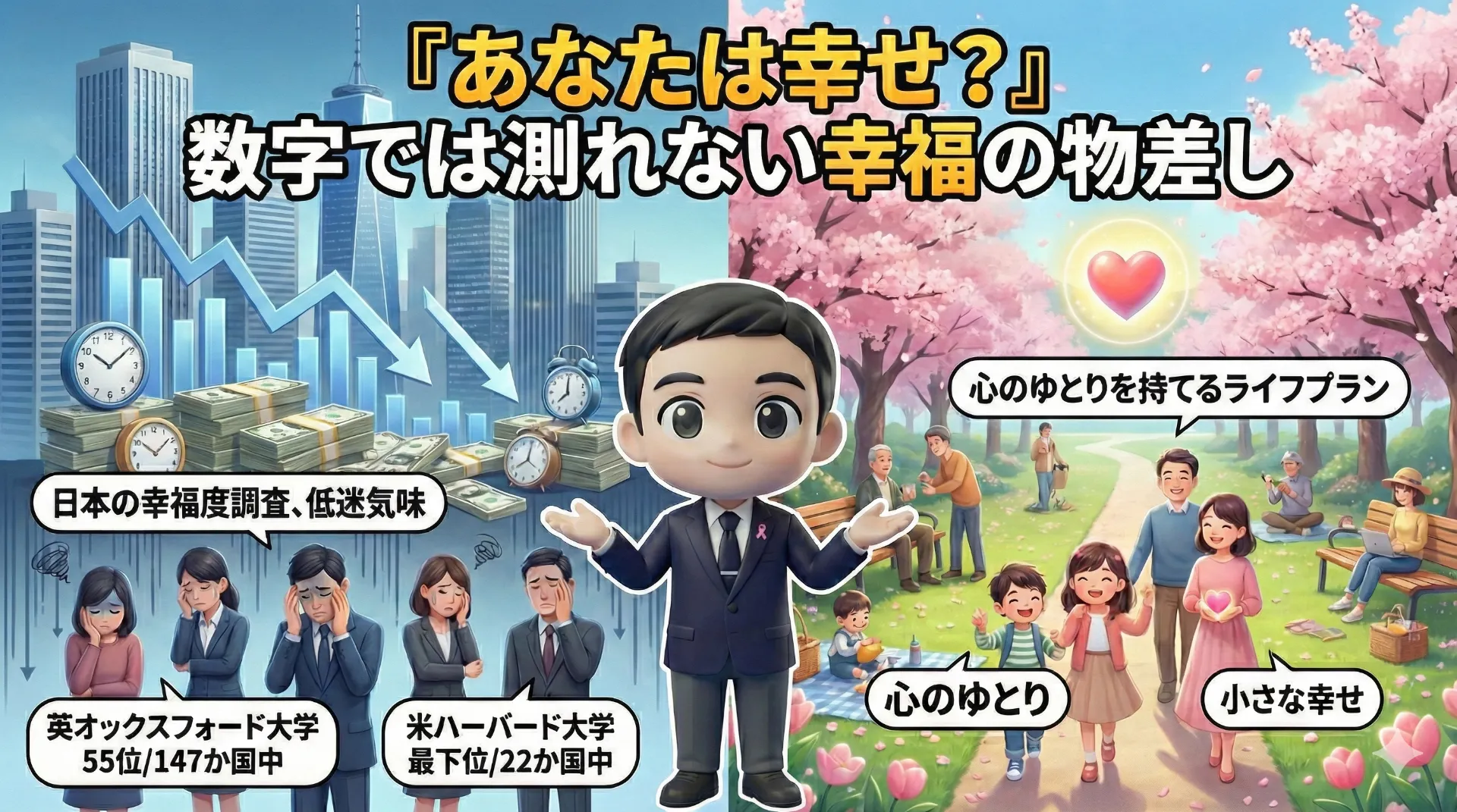 『あなたは幸せ？』　数字では測れない幸福の物差し