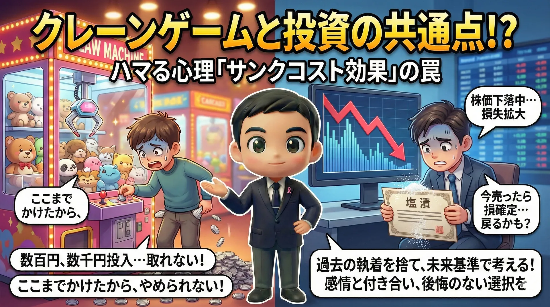 株とクレーンゲーム？