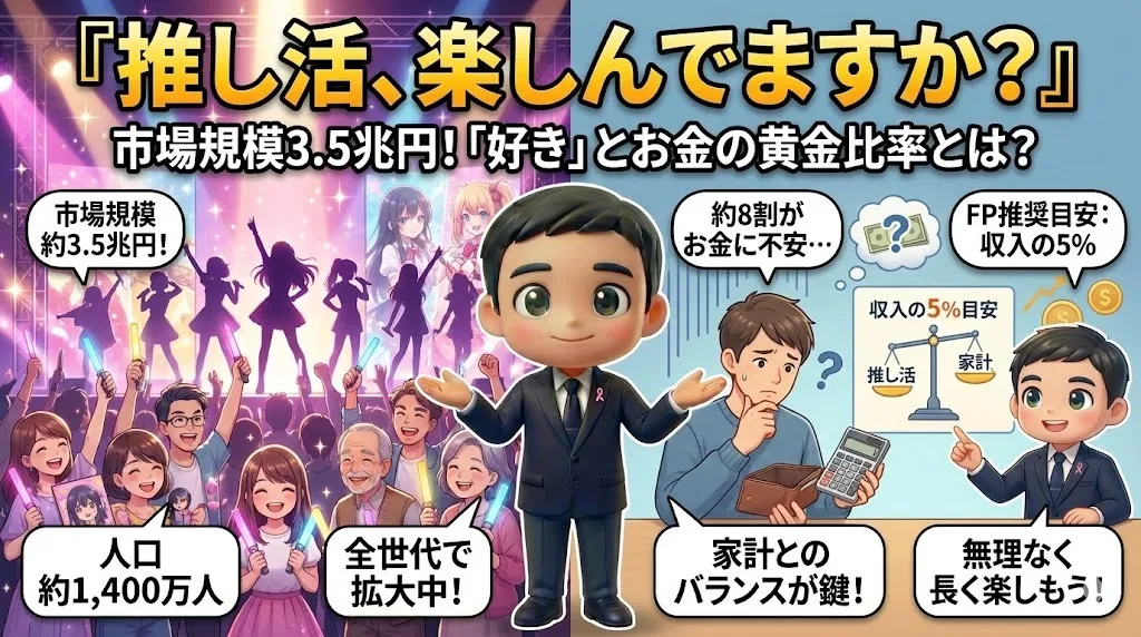 「推し活」、楽しんでいらっしゃいますか？